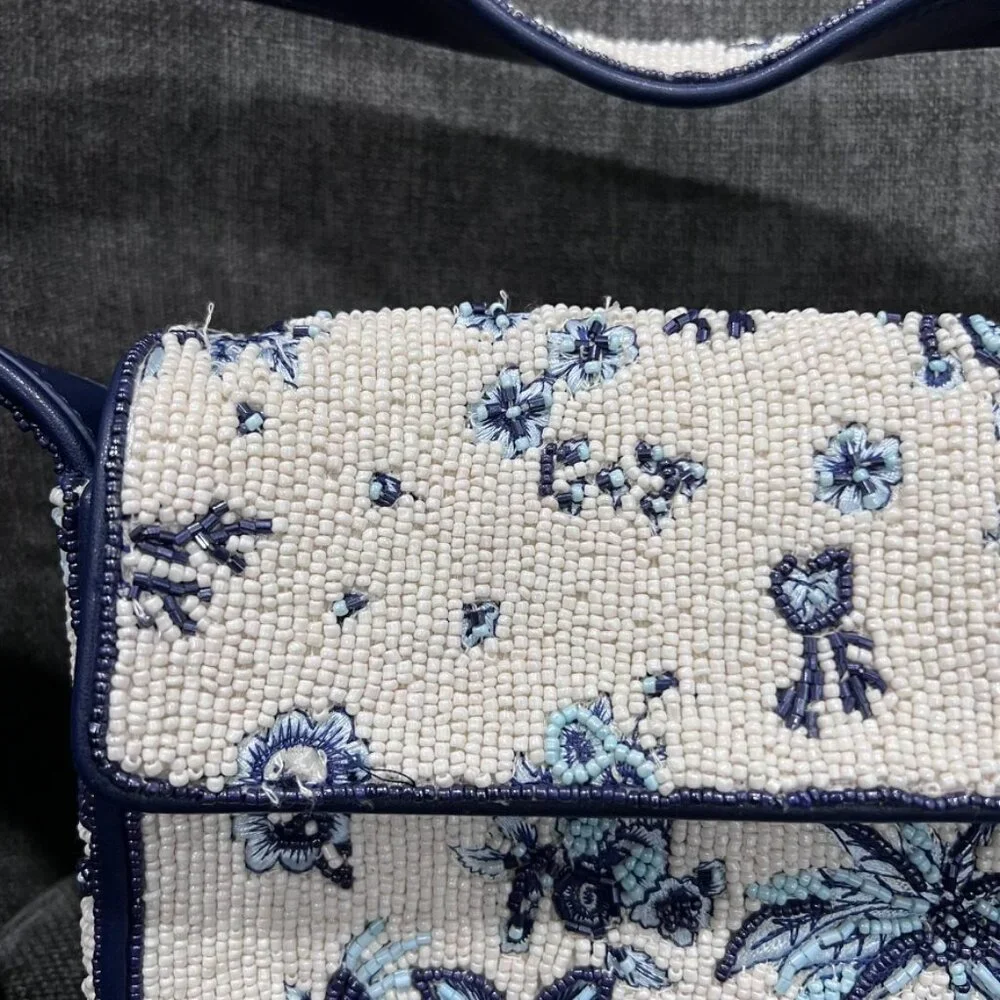 Staud Tommy Beaded Bag Toile de Pup - Picture 3 of 16